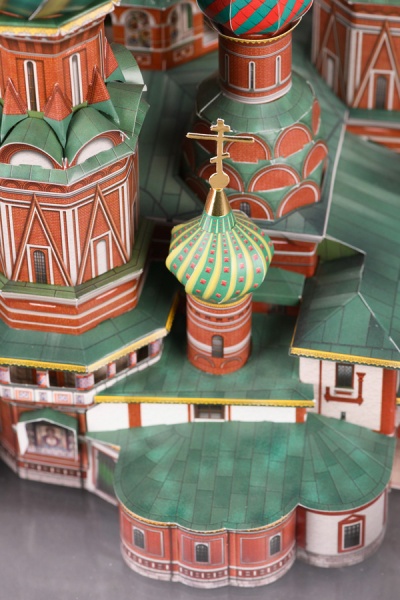 Сборная модель из картона.Собор Василия Блаженного(сер.архит.пам.м1/150)(УМНАЯ БУМАГА ООО)(1710.80)  купить с доставкой по Москве и России | Официальный интернет-магазин Исторического музея