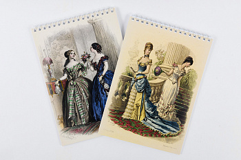 Блокнот на пружине А5 серия"Придворный костюм"(СП МИНИМАКС ООО)(48)