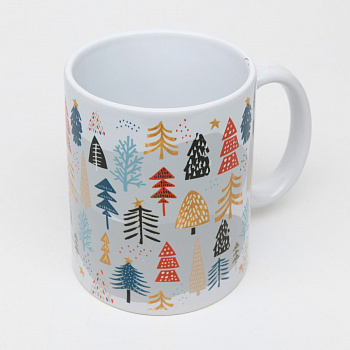 Кружка с принтом НГ в ассорт.(Корнеева Оксана Борисовна)(150) 