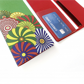 Органайзер путешественника искусст.кожа с полноцв. печ.доп. отд.98Х215(зеленый)(Чирикова Н. А.)(700)