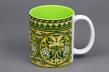 Кружка ИМ зеленая (Корнеева Оксана Борисовна)(170) 
