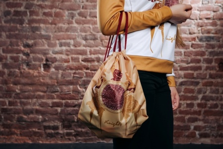 Рюкзак с печатью полноцвет 30х40 оксфорд шнур люверсы (ООО Кунжут)