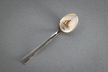 Сувенирная ложка Храм Василия Блаженного (Дулова Наталия Игоревна)(195) 