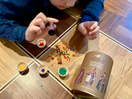 Старинная казачья игра «Перебери зерно»