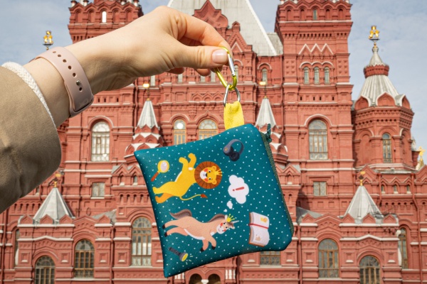 Cумка-кошелек КК: 12*12 см, Неопрен, Подкладка Таффета непринтованная, Молния витая,индивидуальный дизайн Вид 3 купить с доставкой по Москве и России | Официальный интернет-магазин Исторического музея